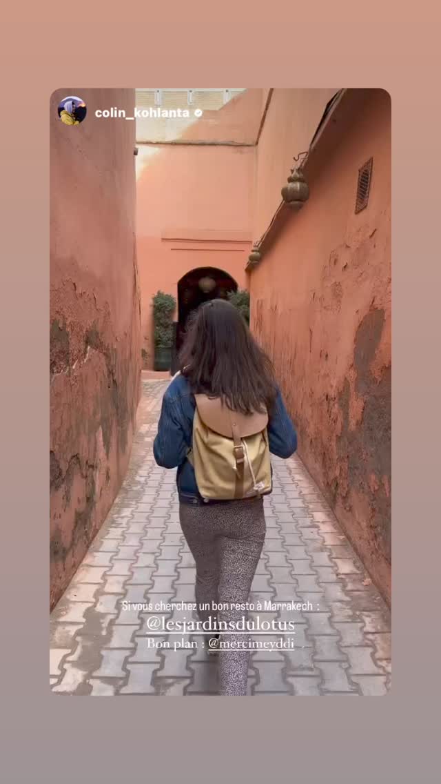 Colin_kohlanta au restaurant branché à Marrakech avec Merci Meyddi