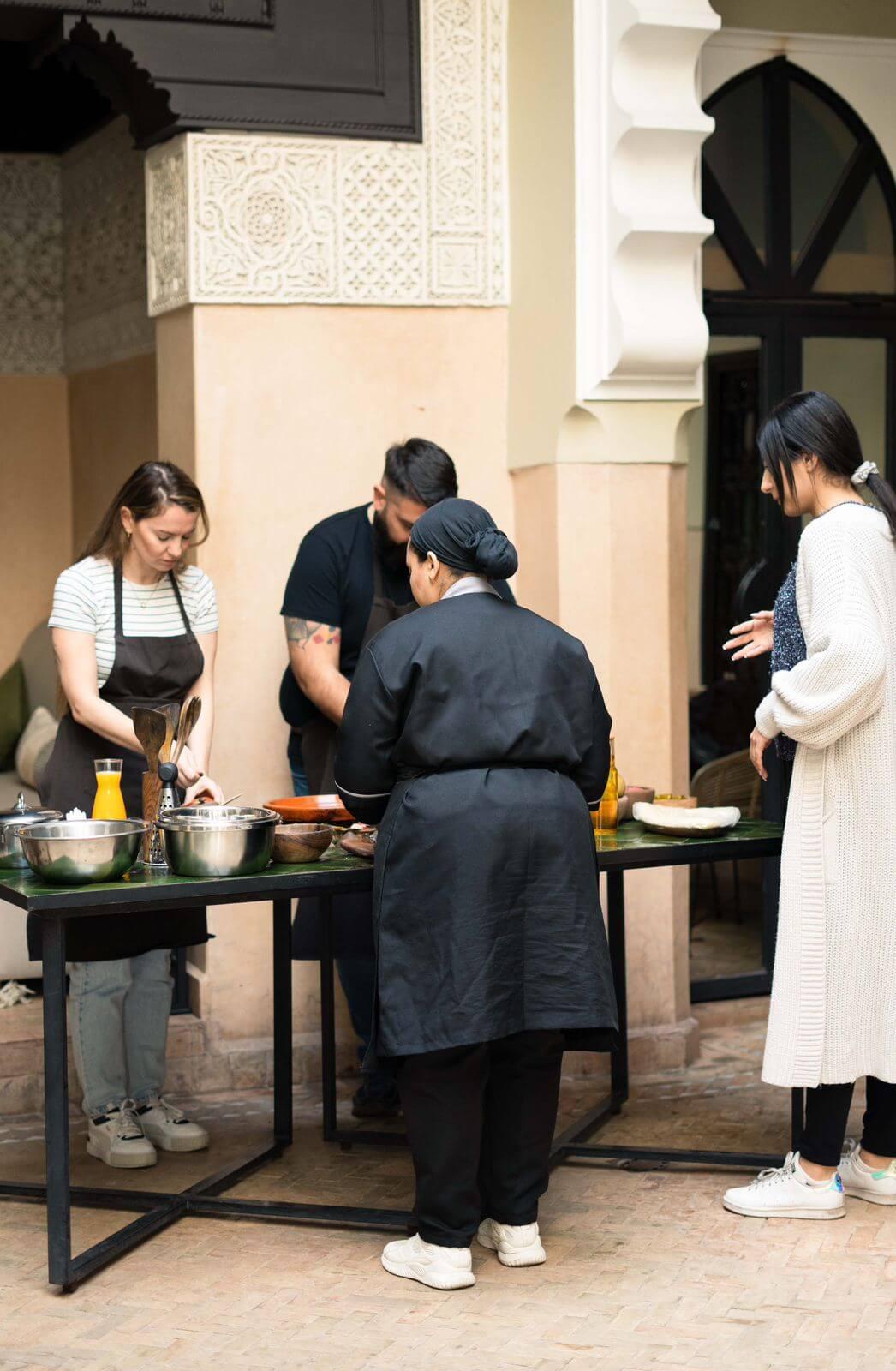 Atelier de cuisine à Marrakech