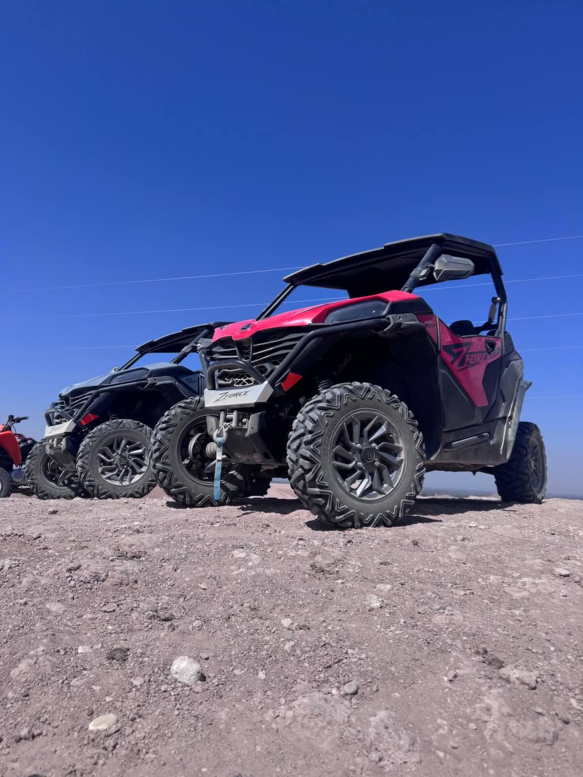 Buggy dans le désert d'Agafay